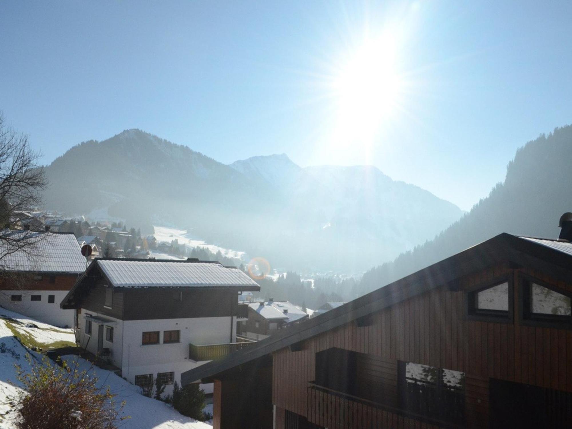 Charmant Studio 3 Pers. Avec Balcon, Proche Centre Et Remontees, Parking Inclus, Chatel - Fr-1-676-34 Apartman Kültér fotó