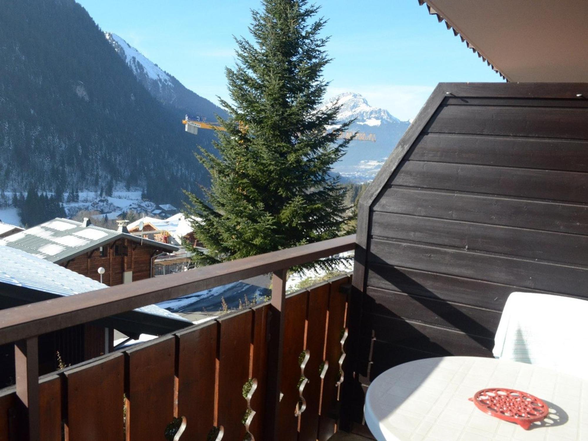 Charmant Studio 3 Pers. Avec Balcon, Proche Centre Et Remontees, Parking Inclus, Chatel - Fr-1-676-34 Apartman Kültér fotó