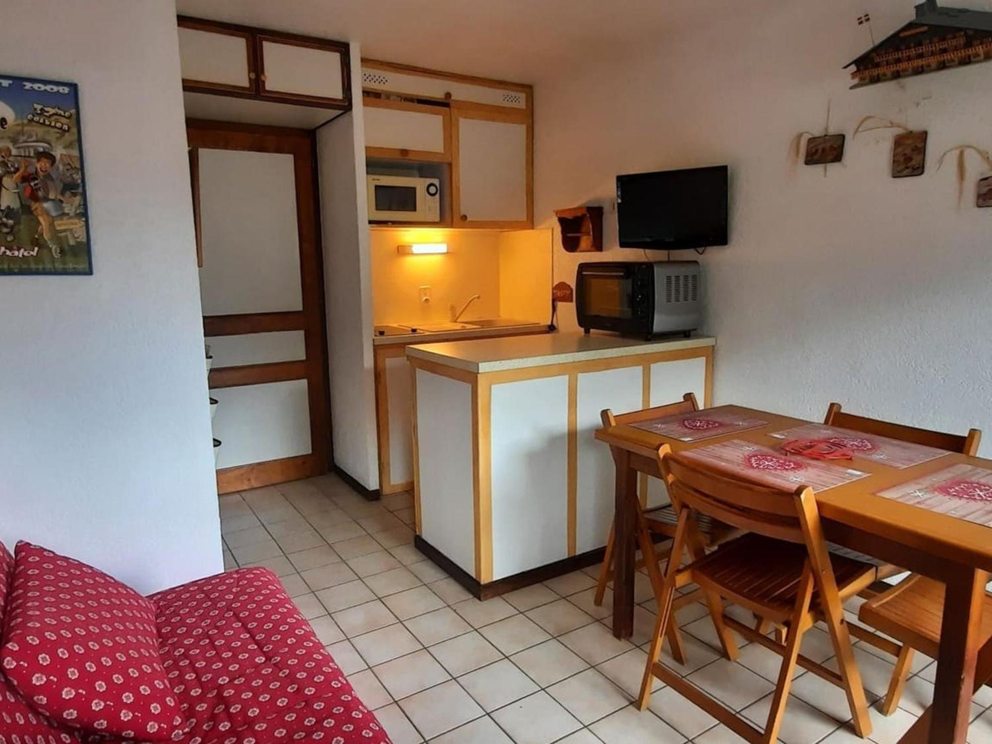 Charmant Studio 3 Pers. Avec Balcon, Proche Centre Et Remontees, Parking Inclus, Chatel - Fr-1-676-34 Apartman Kültér fotó